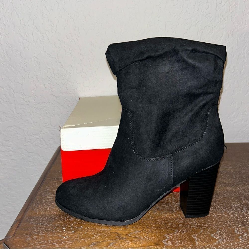 New, Style & Co. Saraa Pull On Heeled Boots